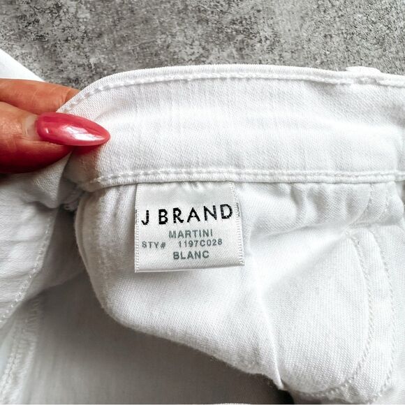 J Brand Mid Rise Flare White Jean Size 28 - Picture 8 of 10